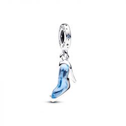 Charm femme pandora disney pendant pantoufle de verre cendrillon argent 925/1000 - charms - edora - 0