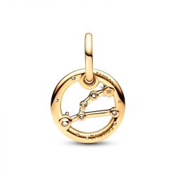 Charm femme pandora pendant signe du taureau doré 14 carats - charms - edora - 2