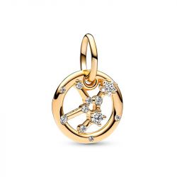 Charm femme pandora pendant signe de la vierge doré 14 carats - charms - edora - 0