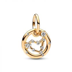 Charm femme pandora pendant signe du capricorne doré 14 carats - charms - edora - 0