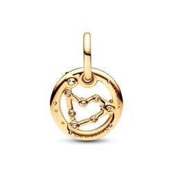 Charm femme pandora pendant signe du capricorne doré 14 carats - charms - edora - 2