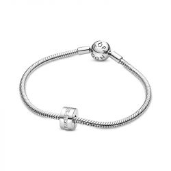 Charm femme clip pandora rangÉe scintillante incolore argent 925/1000 - clips - edora - 3