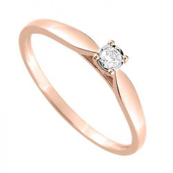 Bague or 375/1000 & bagues femme or 375/1000 & bicolores homme (8) - solitaires - edora - 2