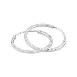 Boucles d’oreilles homme & femme: boucles d’oreille or, argent (5) - creoles - edora - 2