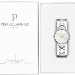 Montre femme pierre lannier chouquette acier argenté - analogiques - edora - 2