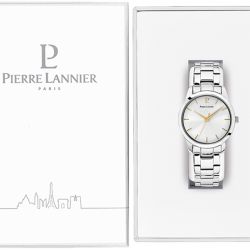 Montre femme pierre lannier roxanne acier argenté - analogiques - edora - 4