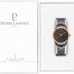 Montre femme pierre lannier roxanne acier gris - analogiques - edora - 4