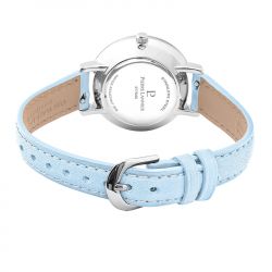 Montre femme pierre lannier chouquette cuir bleu - analogiques - edora - 3