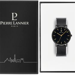 Montre homme pierre lannier essential acier noir - analogiques - edora - 3