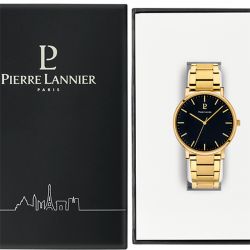 Montre homme pierre lannier essential acier doré - analogiques - edora - 2