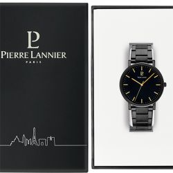 Montre homme pierre lannier essential acier noir - analogiques - edora - 3