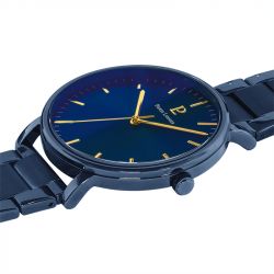 Montre homme pierre lannier essential acier bleu - analogiques - edora - 3