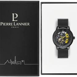 Montre automatique homme pierre lannier paddock acier noir - automatiques - edora - 4