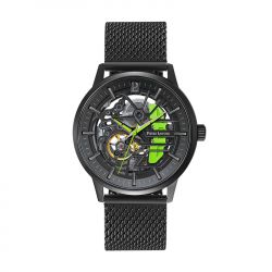 Montre automatique homme pierre lannier paddock acier noir - automatiques - edora - 0