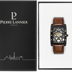 Montre automatique homme pierre lannier hector cuir brun - automatiques - edora - 3