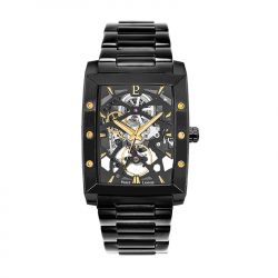 Montre automatique homme pierre lannier hector acier noir - automatiques - edora - 0