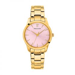 Coffret montre femme pierre lannier roxane acier doré et bijoux les interchangeables assortis - analogiques - edora - 2