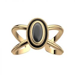 Bague femme les cadettes belle de nuit laiton doré - bagues-femmes - edora - 0