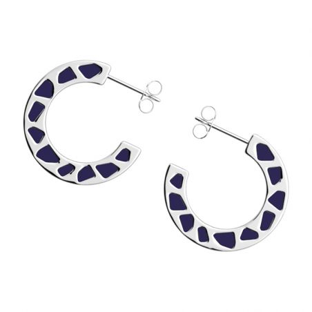 Boucles d’oreilles femme: pendantes, créoles, puces & piercing (10) - creoles - edora - 2