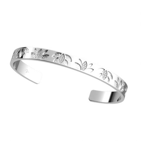 Bracelet or & argent, bracelet plaqué or, bracelet cuir & tissu (46) - joncs - edora - 2