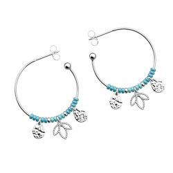 Boucles d’oreilles femme: pendantes, créoles, puces & piercing (41) - creoles - edora - 2