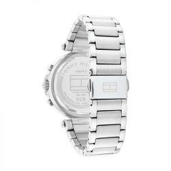 Montre chronographe femme tommy hilfiger emily acier argenté - chronographes - edora - 2