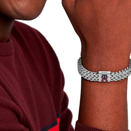 Bracelet or & argent, bracelet plaqué or, bracelet cuir & tissu (46) - plus-de-bracelets-hommes - edora - 2