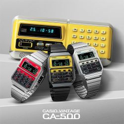 Montre digitale mixte casio heritage acier argenté - digitales - edora - 2