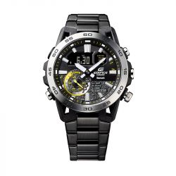 Montre chronographe connectée homme casio edifice sospensione acier noir - connectees - edora - 2