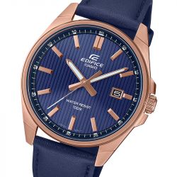 Montre homme casio edifice classic cuir bleu - analogiques - edora - 1