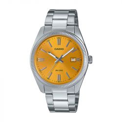 Montre homme casio collection acier argenté - analogiques - edora - 0