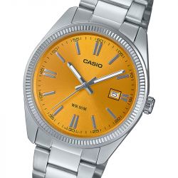 Montre homme casio collection acier argenté - analogiques - edora - 1