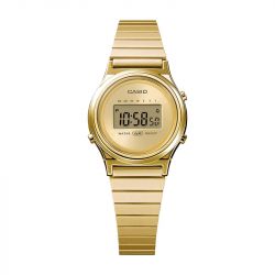 Montre digitale femme casio collection mini acier doré - digitales - edora - 2