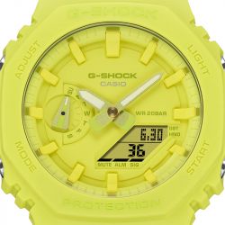 Montre ana-digitale homme g-shock classic résine jaune - digitales - edora - 2