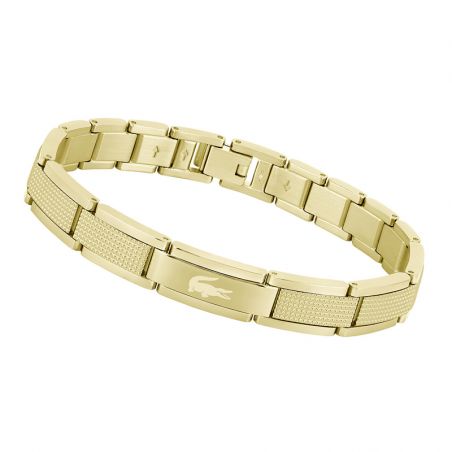 Bracelet or & argent, bracelet plaqué or, bracelet cuir & tissu (25) - plus-de-bracelets-hommes - edora - 2