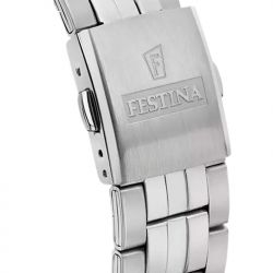 Montre homme festina classics acier argenté - analogiques - edora - 1