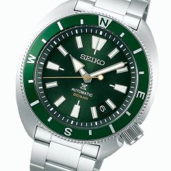 Montre automatique homme seiko prospex vert acier argenté - automatiques - edora - 1