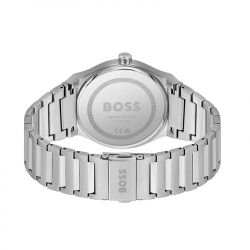 Montre homme boss candor bleu acier argenté - analogiques - edora - 2