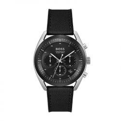 Montre homme boss top noir silicone noir - analogiques - edora - 0