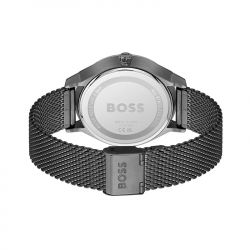 Montre homme boss tyler noir acier noir - analogiques - edora - 2