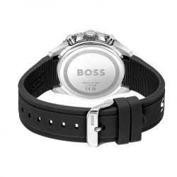 Montre chronographe homme boss runner silicone noir - chronographes - edora - 2