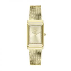 Montre femme lacoste catherine or acier argenté - analogiques - edora - 0