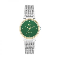 Montre femme lacoste orba vert acier argenté - analogiques - edora - 0