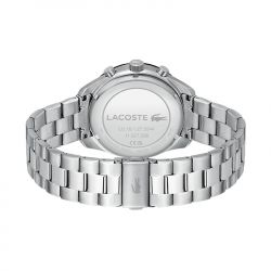 Montre chronographe homme lacoste boston noir acier argenté - chronographes - edora - 3