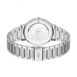 Montre homme lacoste crocorigin bleu acier argenté - analogiques - edora - 2