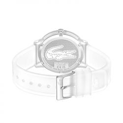 Montre homme lacoste 12.12 blanc silicone blanc - analogiques - edora - 2