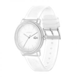 Montre homme lacoste 12.12 blanc silicone blanc - analogiques - edora - 3