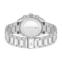 Montre chronographe homme lacoste boston noir acier argenté - chronographes - edora - 2