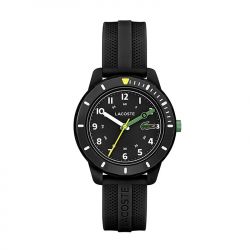 Montre enfant lacoste mini tennis silicone noir - juniors - edora - 0