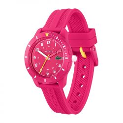 Montre enfant lacoste mini tennis silicone rose - juniors - edora - 2